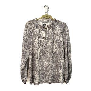 Talbot's Paisley Blouse